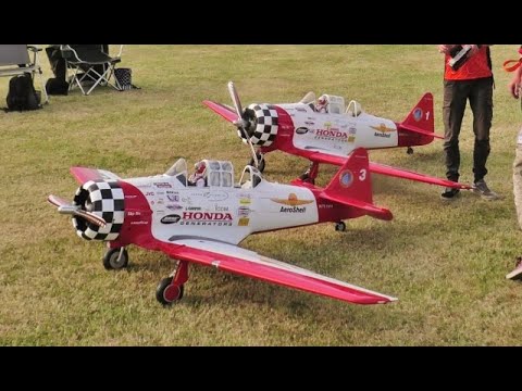 CARF MODELS 1/4 SCALE RC HARVARD AT-6 DUO DISPLAY - MOKI 250cc 5 CYL RADIAL - WESTON PARK - 2023