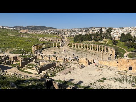 Walk through the magnificent ancient Roman city of Gerasa / Jerash near Amman | Trip to Jordan 2023