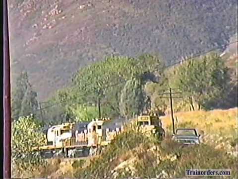 Classic Railroad Series 313 - Santa Fe on Cajon Pass October 7, 1988