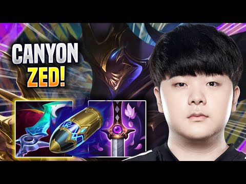 CANYON IS SO GOOD WITH ZED! - DK Canyon Plays Zed JUNGLE vs Nidalee! | Season 2022