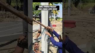 Download lagu How to install precast concrete pillars for foundation molding #shorts #diy #column pillars #conc... mp3