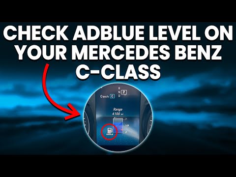 How To Check AdBlue Level On Your Mercedes-Benz C-Class (Perfect Guide For First-Time Car Owners)