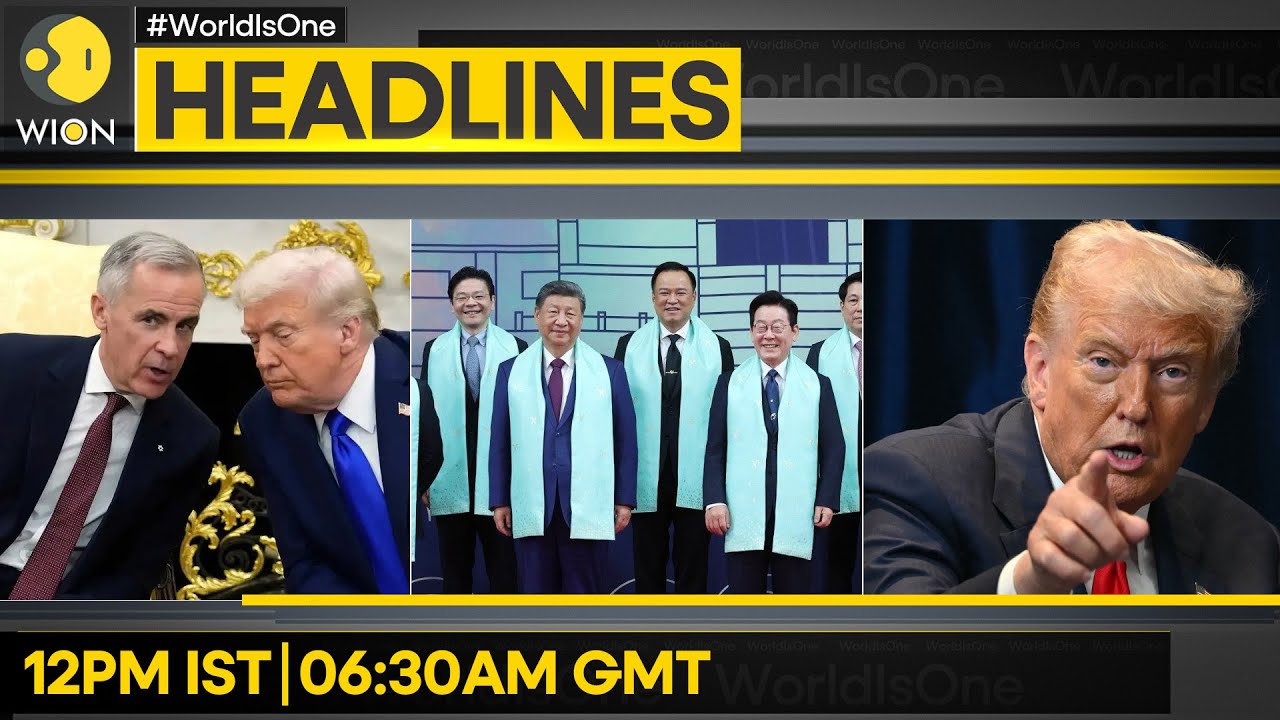 Carney: Apologised To Trump Over 'Reagan' Ad | Video: Kyiv's Forces Land in Pokrovsk |WION HEADLINES