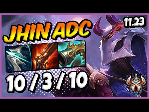 Jhin vs Ezreal [ ADC ] Lol Challenger Korea Patch 11.23 Pre Season 12 💥