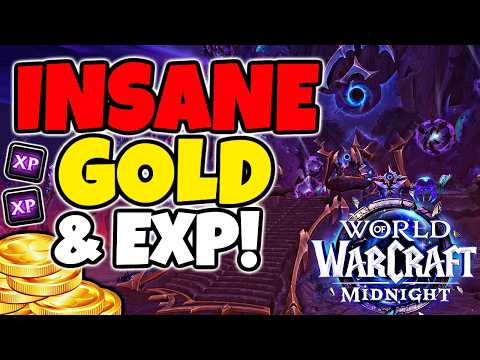 INSANE SOLO GOLD & EXP FARM in Midnight WoW | Shadowguard Point Delve Farm