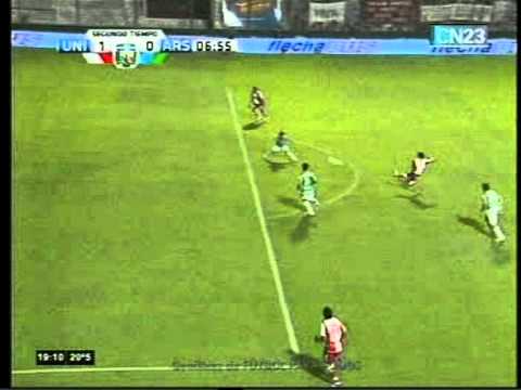 Unión 1 Arsenal 0, gol de Juan Ignacio Cavallaro