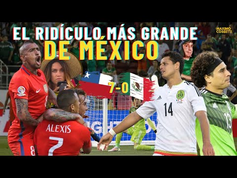EL PEOR RIDÍCULO DE LA SELECCIÓN MEXICANA | CUANDO A MÉXICO LE METIERON EL CHILE (7-0 COPA AMÉRICA)