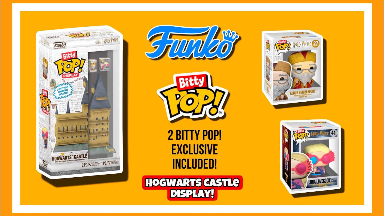 Watch Me! Unbox Funko Bitty Pop Harry Potter Hogwarts Castle Display| Adult Collector