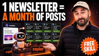 Repurpose Your Newsletter Into Weeks of Content With AI — No Code (Free Skill)