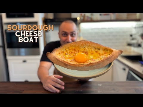 Sourdough Khachapuri (Cheese Boat)