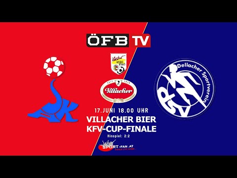 2. Finale im Villacher Bier KFV-Cup-Finale SAK Klagenfurt/Celovec vs SV Dellach/Gail 3:1