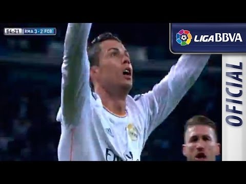 Gol I Goal de penalti de Cristiano (3-2) en el Real Madrid - FC Barcelona - EL CLÁSICO - HD