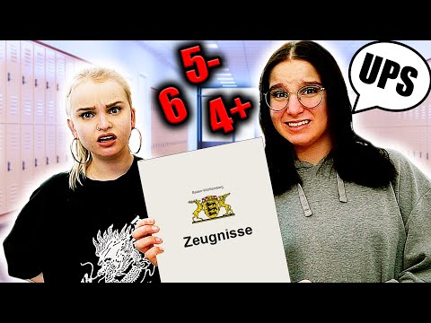 Schwester reagiert auf mein SCHLECHTES ZEUGNIS ! 😳 (schockiert) - Celina