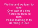 Jordin Sparks - One Step at a Time Lyrics 