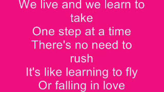 Jordin Sparks - One Step at a Time Lyrics