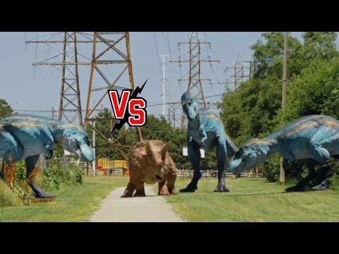 Triceratops Vs Albertosaurus | Dino Dana The Movie (2020)