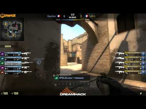 Epsilon vs. LDLC | Finale, DreamHack 2014 - Valencia | de_mirage Map 1