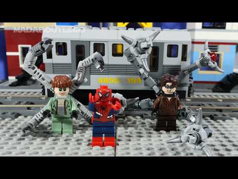 LEGO Spider-Man vs. Doc Ock Subway Train Scene 76321