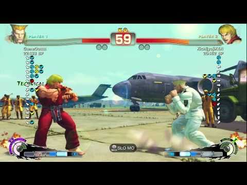 GameOutttt [Guile] vs KichijyojiKEN [Ken] SSF4 Japanese Online Ranked Matches - TRUE-HD