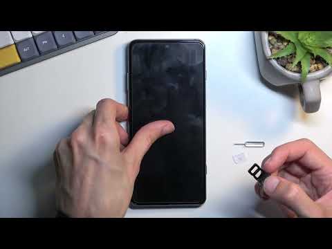How to Insert SIM on XIAOMI Black Shark 5 - Set Up Nano SIM | Open SIM Slot