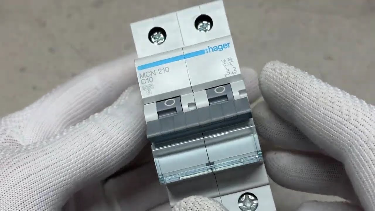 Автоматический выключатель Hager MCN210 С 2p 10А