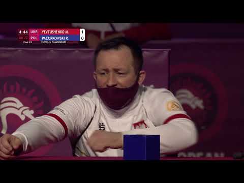 BRONZE GR - 72 kg: M. YEVTUSHENKO (UKR) v. R. PACURKOWSKI (POL)
