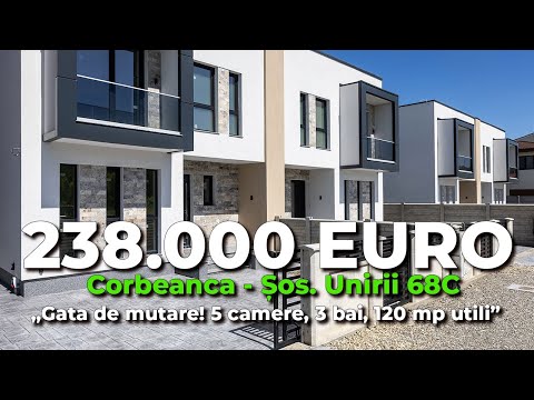 Vanzare Casă Corbeanca, 120 mp utili - la cheie, 5 Camere, 3 Băi, Șos. Unirii 68C, Comision 0%