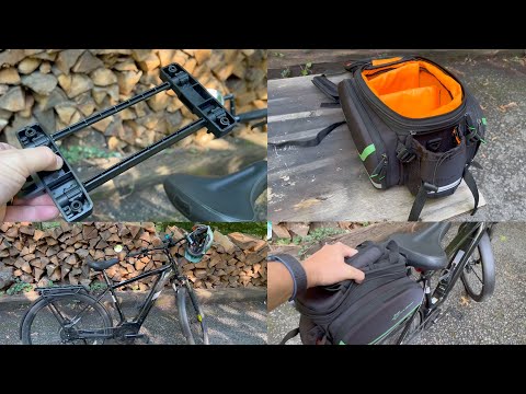 Adapting a RACKTIME snapit bike cargo rack system to ANY bag, box or anything! (version 1 or 2)