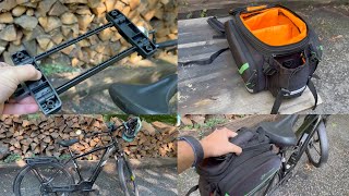 Adapting a RACKTIME snapit bike cargo rack system to ANY bag, box or anything! (version 1 or 2)