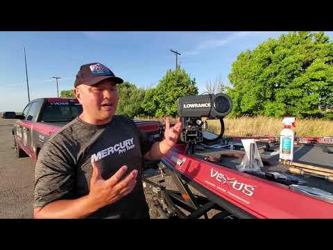 Tired of your factory trolling motor stabilizer coming down on your rods