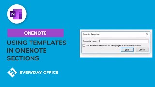 OneNote Template Pages with Outlook Meeting Minutes