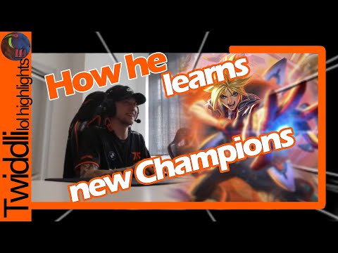 Rekkles - Ezreal | how he learns new Champions | vs Selfmade Kaisa