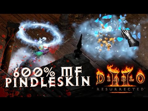 Pulverizing Pindleskin with 600% Magic Find in Diablo 2 Resurrected
