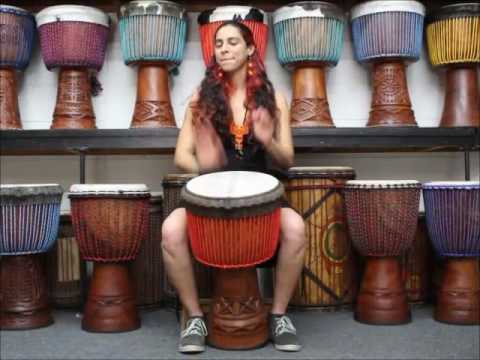 Drumskull Drums & Sahar K. - Guinea Lenke wood Djembe