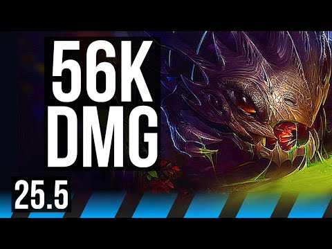 KOG'MAW vs VIKTOR (MID) | 56k DMG | KR Master | 25.5