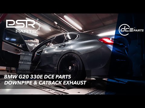 BMW G20 330e || DCE Parts Catless Downpipe & Catback Exhaust Dyno Run