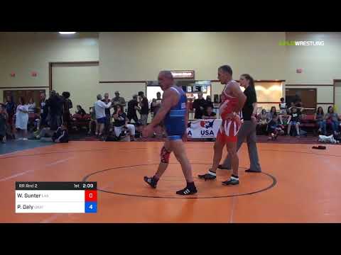 2018 Marine Corps US Open/Masters D Greco Roman 88 RR Rnd 2 - Wade Gunter (Las ) Vs. Patrick Daly