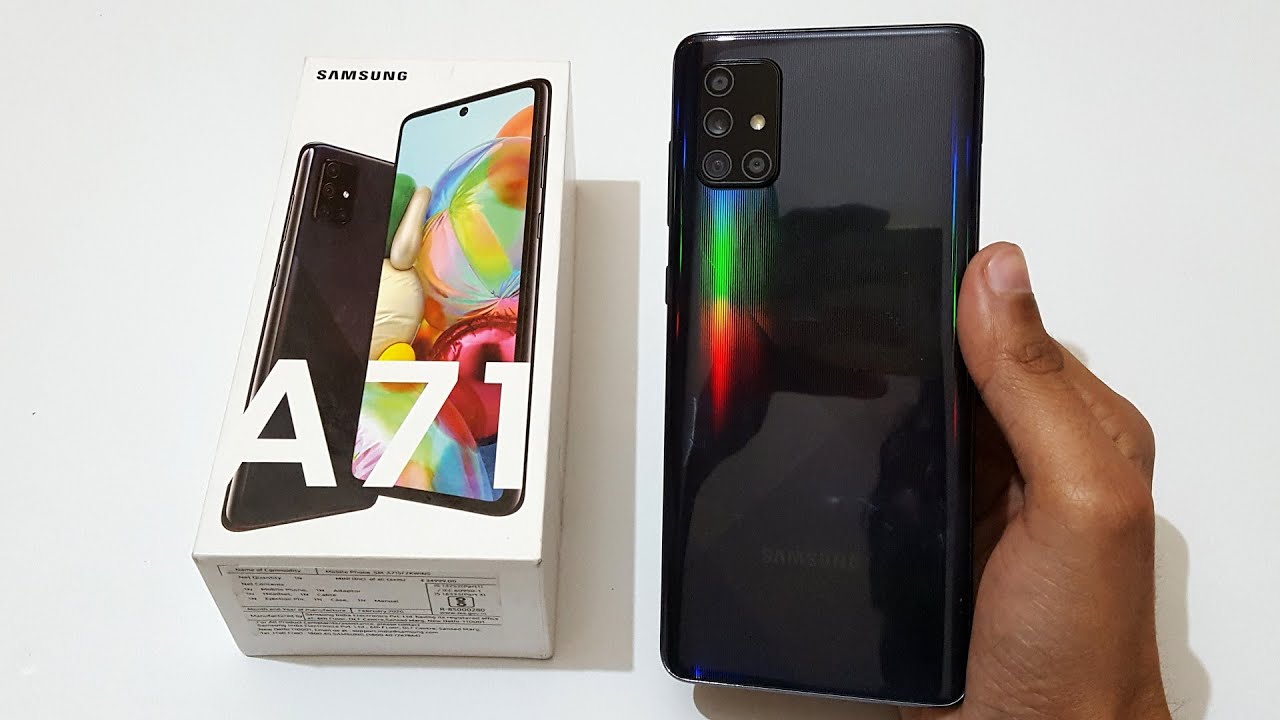 Samsung Galaxy A71 Unboxing and Quick Review - Quad Rear Cameras & Great Looks