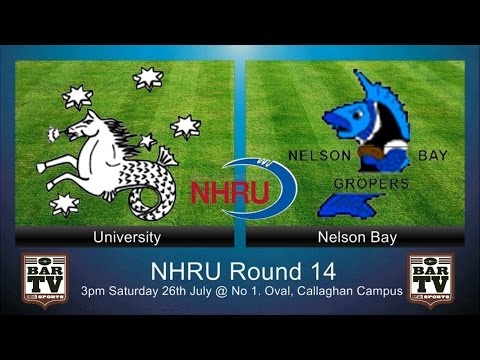 NHRU Round 14 - University v Nelson Bay