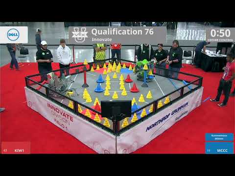 2018 VEXU Innovate Q76 - KIW1 vs MCCC - 20 to 63