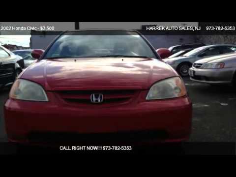 2002 Honda Civic EX coupe WITH SUNROOF - for sale in PATERSON, NJ 07503