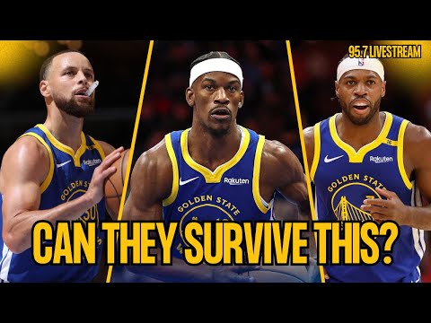 Jimmy Butler Tears ACL In Warriors Win Vs Heat | 95.7 The Game Live Stream
