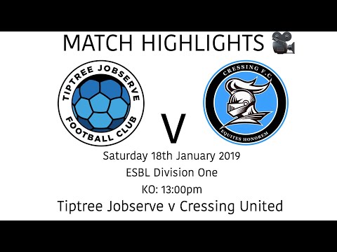 MATCH HIGHLIGHTS 🎥| Tiptree Jobserve 2-1 Cressing United - ESBL Division One