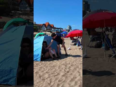 🇦🇷 Villa Gesell Beach a Sunny Day in Argentina