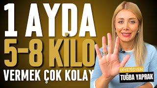 1 Ayda 5 - 8 KİLO VERDİREN DİYET - Diyetisyen Tuğba Yaprak