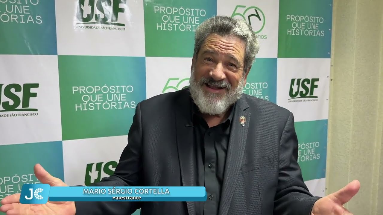 [USF celebra 50 anos com palestra de Mario Sergio Cortella]