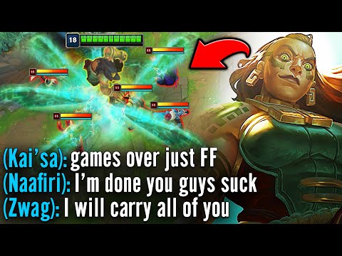 My Whole Team wanted to give up... so I went 1v5 GOD MODE and carried them