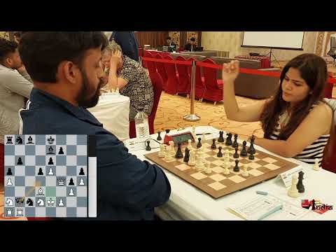 WIM Ivana Maria's missed opportunity against GM Venkatesh in French Defense | 2nd Maharashtra GM