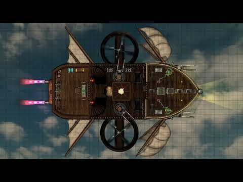 Asset showcase | Sci-fi and Fantasy mash - Airship