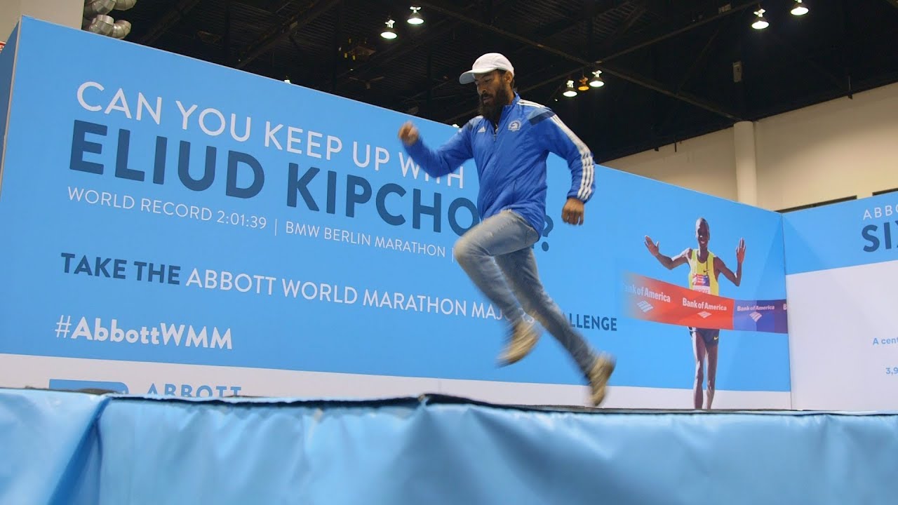Runners Attempt Eliud Kipchogeās World Record Marathon Pace